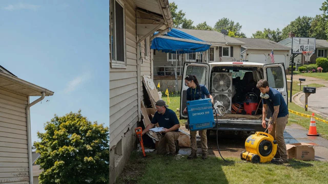 Ceiling Leak Cleanup in Northfield, OH near me