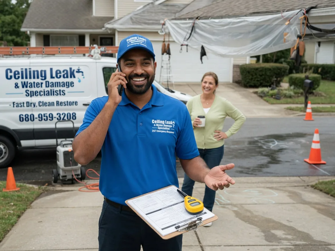 Ceiling Leak Cleanup Northfield, OH FAQs